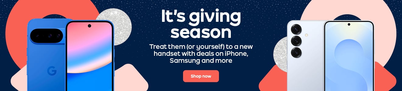 It's giving season. Treat them (or yourself) to a new handset with deals on iPhone, Samsung and more. Shop Now